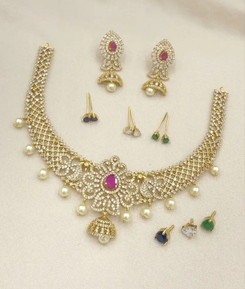 Ivory Bloom Heritage Exclusive Changeable Necklace Set